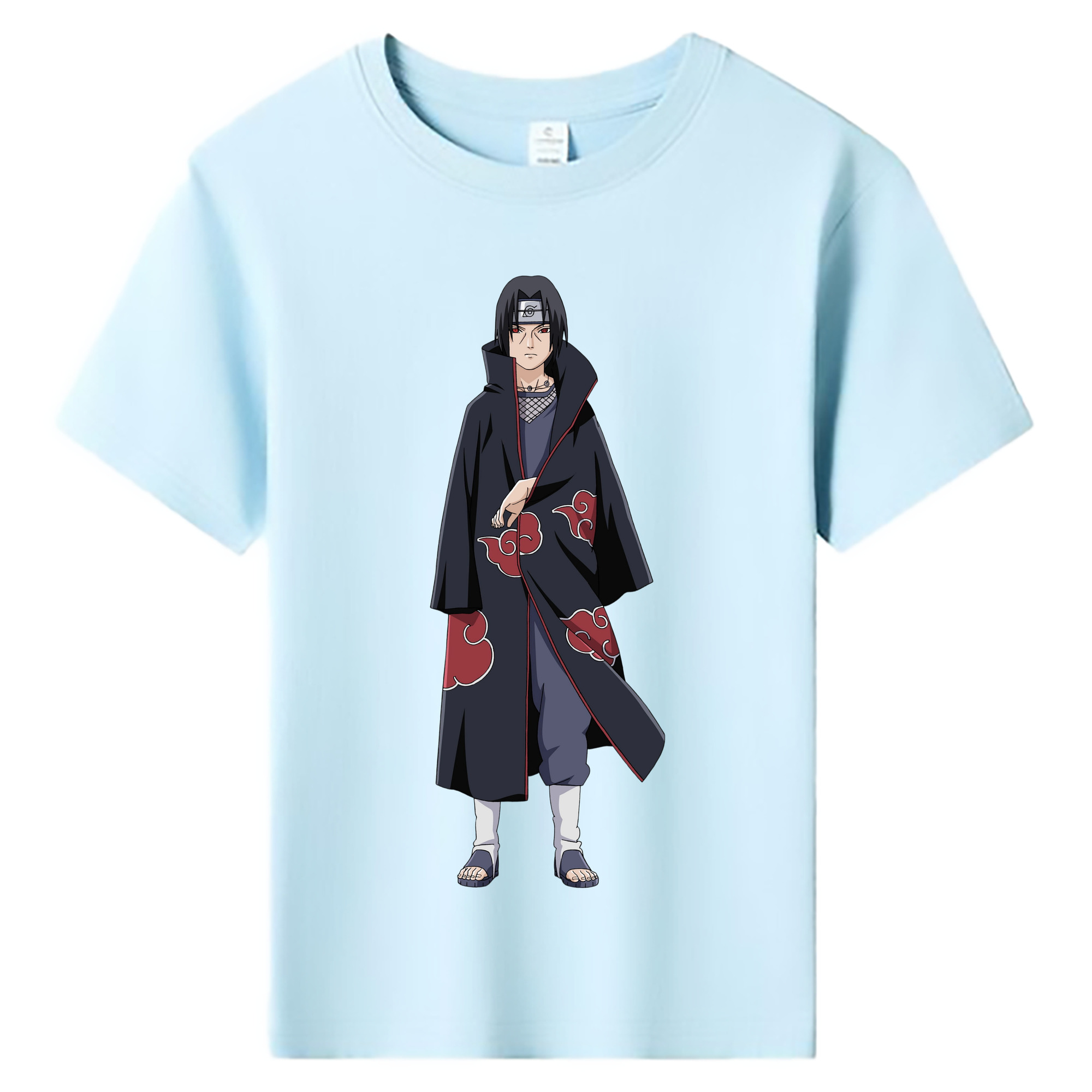 （画像用） NARUTO -ナルト- うちは イタチ Uchiha Itachi 綿100％キッズTシャツ（フロントプリント）